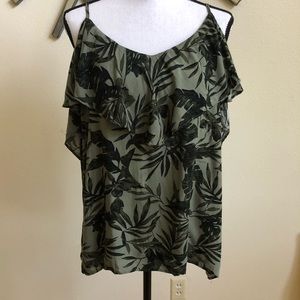 Tropical off shoulder blouse